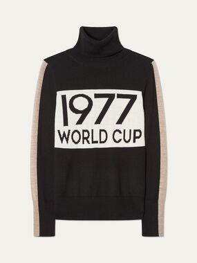 We Norwegians 1977 World Cup Turtleneck Wool,Cashmere Blend knitted Sweater -